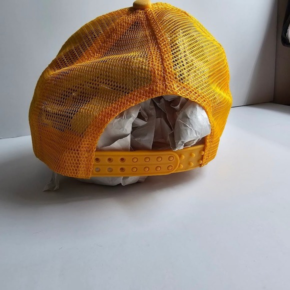 Breakroom Brewery Chicago IL Rare Hat Saw Blade Trucker Hat Yellow - Picture 3 of 5